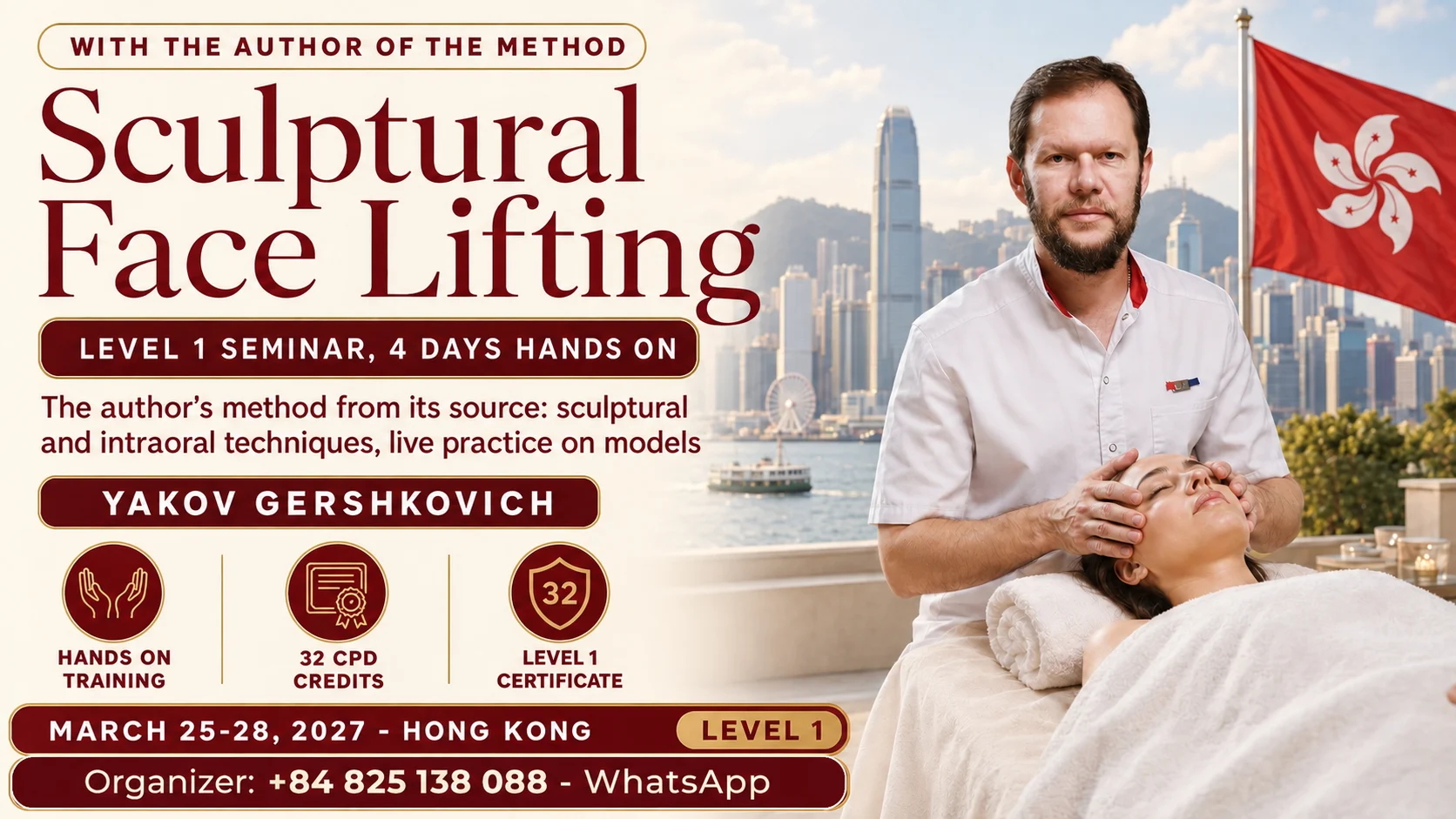 Sculptural Face Lifting Seminar with Yakov Gershkovich - Hong Kong, 25-28 March 2027